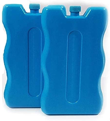 Gadget Zone UK® 2-Piece Ice Packs/Freezer Blocks - Cools & Keeps Food Fresh for Hours - Outdoor Essentials