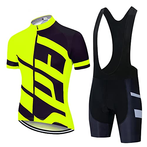 Traje Ciclismo Hombre Maillot Ciclismo,Ciclismo Jersey Conjunto Verano Carretera Montaña Bicicleta Ciclismo Ropa Conjunto MTB Bicicleta Ropa Deportiva Traje Ciclismo,A07,XXL Cover