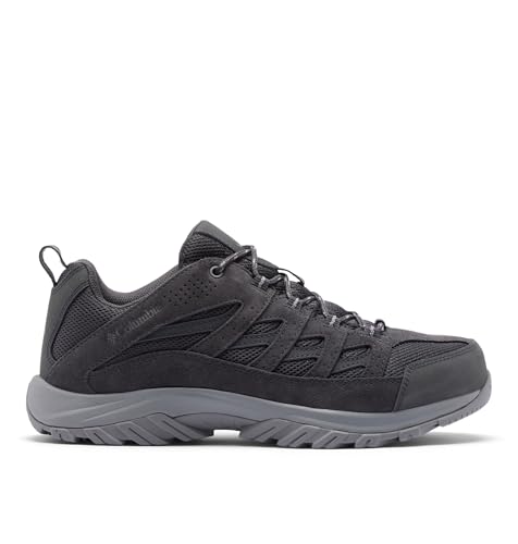 Columbia Hombre Crestwood Zapatillas de Trekking y Senderismo Talla Baja, Monumento Gris Oscuro, 44 EU