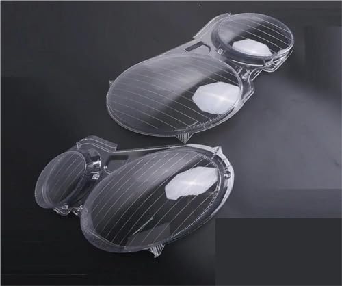 Paire Coques Lampe Voiture pour Mercedes Benz W211 E240 E200 E350 E280 Couvercle Phare Avant Verre