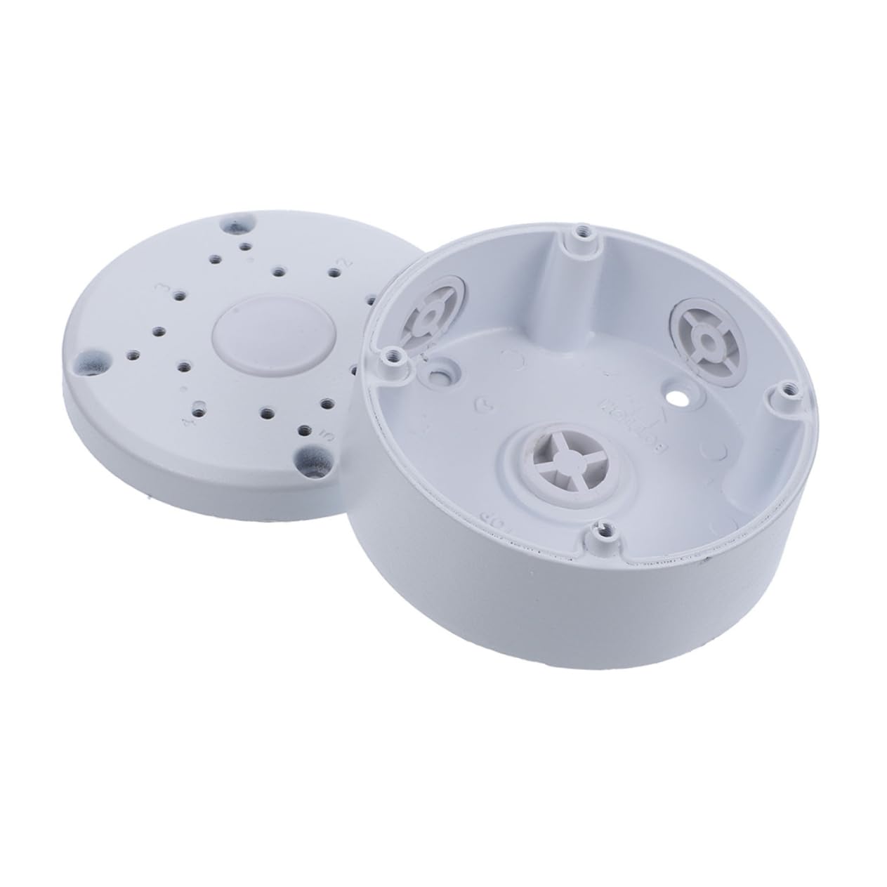 MERRYHAPY Aluminum Weatherproof Security Camera Mount Junction Box Cable Management Easy Installation
