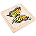 TOYANDONA 1 Set di Legno A più Strati Puzzle Ciclo di Vita della Farfalla del Fumetto del Giocattolo Montessori di Puzzle Fai da Te Giocattolo Educativo Precoce per I Bambini Bambini