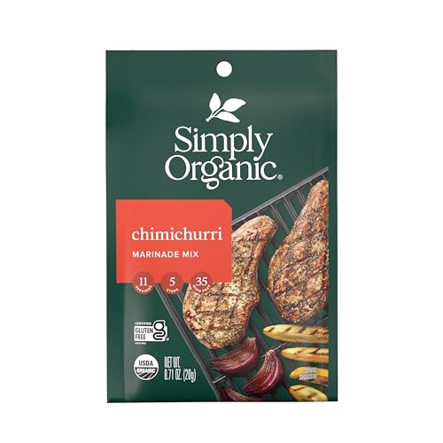 Simply Organic Chimichurri Marinade Mix, Vegan Friendly, Kosher, USDA Certified