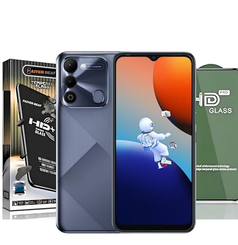Image of Premium Tempered Glass for TECNO SPARK 9(HD+ glass, Pack of 1) Full Screen Coverage high definition Screen Protector Guard (Tecno spark 9)