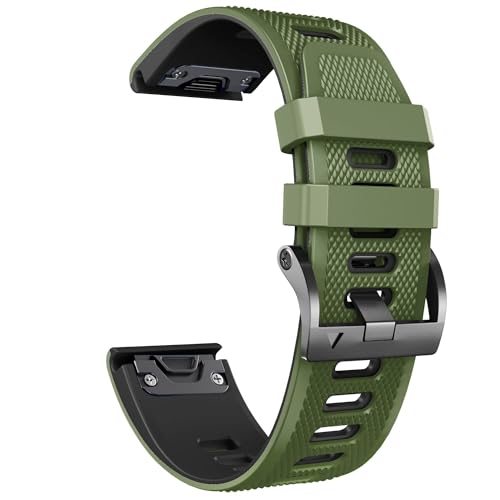 Bracelet Fenix 8 silicone 22mm souple, idéal pour le sport et vos sorties outdoor