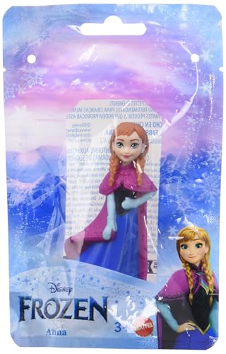 Disney Frozen Muñeca Mini Reina Anna 7.5 cm para niñas de 3 años en adelante