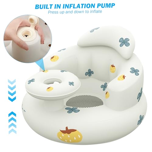 Siège gonflable bébé imperméable pour laver et nourrir bébé sans fatigue - 5