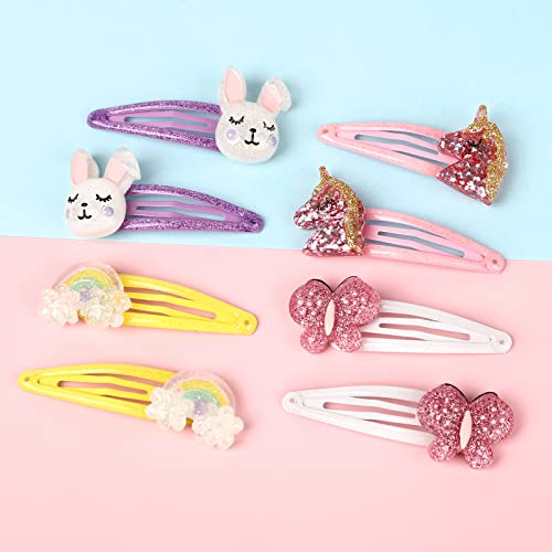 Pinzas de Mariposa Arcoíris Antideslizantes Pack 8 Piezas miniatura 4