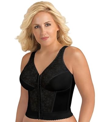 Exquisite Form Fully Front Close Longline Lace Posture Bra Sujetador, Opaco, Negro, 90D para Mujer | Ya disponible en tu tienda friki favorita! En mundofriki.es!