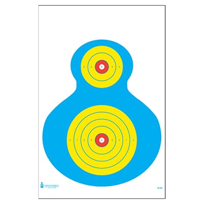 100 Pk, High Visibility Fluorescent Silhouette Target Size: 19