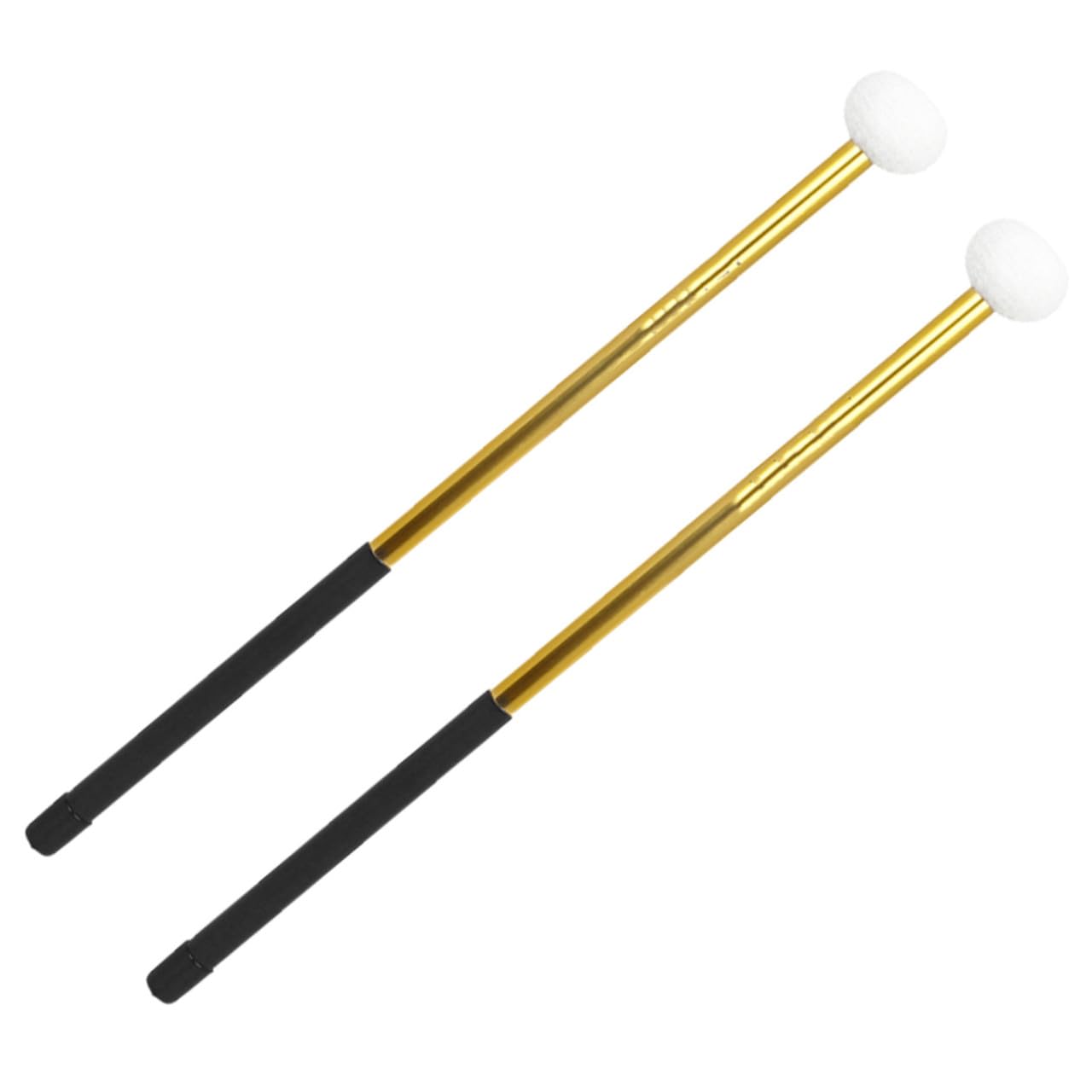 VICASKY 10piezas Mallets De Cabezal De Fieltro De Baquetas Para Percusión Compatible Con Tambores Marching y Accesorios Duraderos Para Práctica y Actuaciones Profesionales