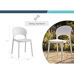 LC Garden Vini Stapelstuhl Weiß (2er-Set)