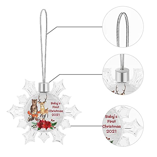Igoga Sports F36-SDGJ_9X10.5CM-23 Baby'S First Christmas 2021 Ornament thumb #3