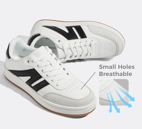 Image of LUCKY STEP Women Retro Gum Sole Fashion Sneakers