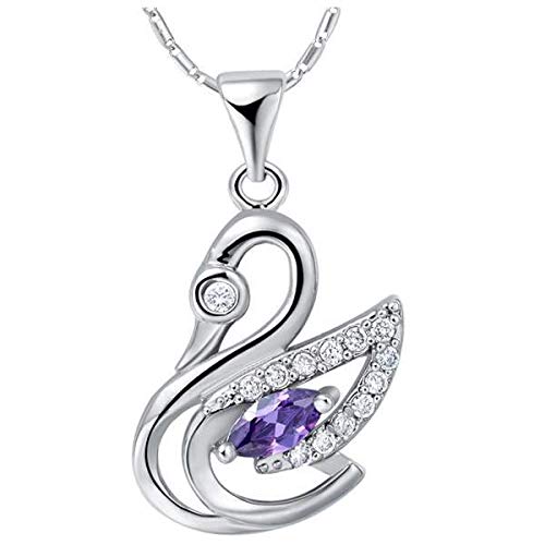 Collier cygne en argent sterling 925, un bijou raffiné au design intemporel
