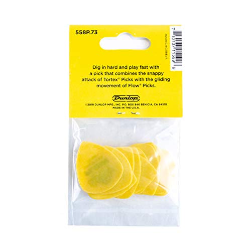 Dunlop 558P073 Médiators Tortex Flow Standard 0,73mm sachet de 12 - Les Beatles, Paul McCartney, John Lennon, RIngo Starr, George Harrison Dunlop 558P073 Médiators Tortex Flow Standard 0,73mm sachet de 12 – Image 6