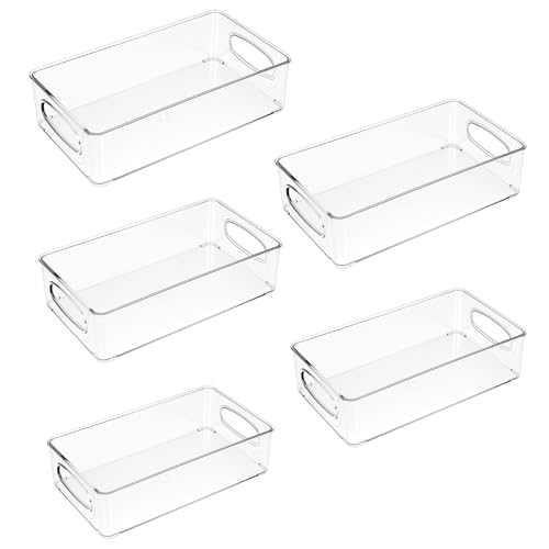 SHUTIANYA 5 Pcs Organisateur Frigo, Organisateur Réfrigérateur, Bacs de Rangement, boîtes de...
