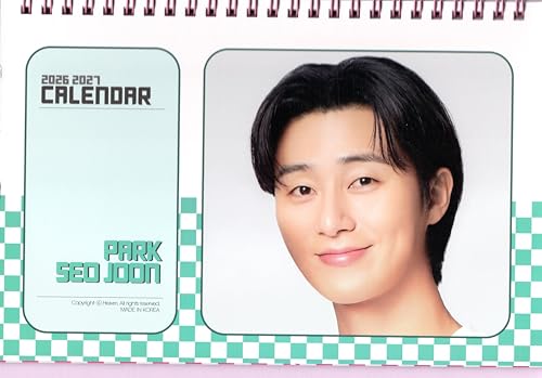 パクソジュン グッズ 卓上 カレンダー (写真集) 2026~2027年 (2年分) + ステッカーセットのサムネイル