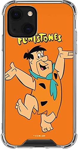 Skinit Clear Phone Case Compatible with iPhone 13 Mini - Officially Licensed The Flinstones Fred Flintstone Design