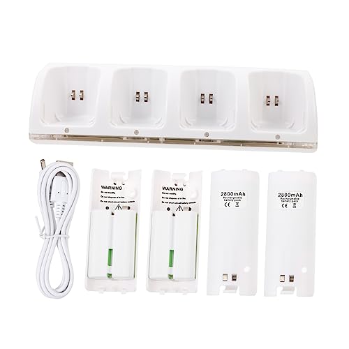 Cargador para controladores con ranuras de carga rápida y adaptador USB integrado