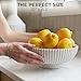 Decorative Concrete Fruit Bowl For Kitchen Counter Or Table Decor – Premium Quality Large Key Bowl Elevates Your Modern/Farmhouse Home Decoration, Showcasing Fruit or Seasonal Centerpieces in Style