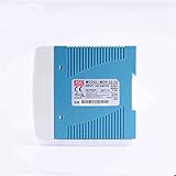 MW Mean Well Plastic Case MDR-20W-12/15/24/5V Ultra Slim Class I Single Output Industrial DIN Rail AC-DC Power Supply (MDR-20-24)