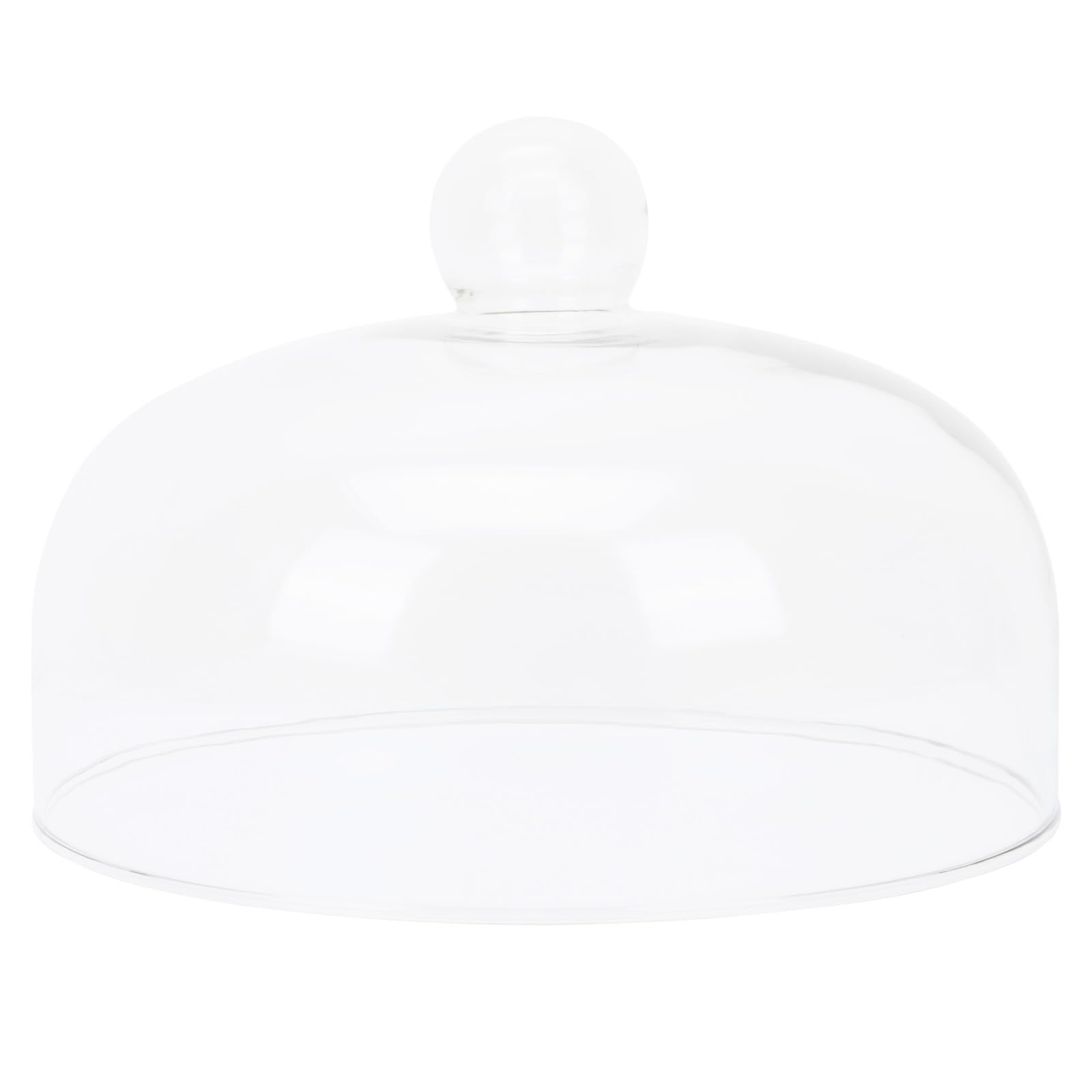 Zerodeko 1 Pc Cubierta Para Salpicaduras De Microondas Tapa De Plato De Comida De Vidrio Alimento Cubierta De Plato De Vidrio Campana De Postre Sombra Plato De Microondas A Prueba De Polvo