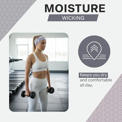 Image of COLD FACTOR Cooling Headband for Women and Men - UPF 50+ Advanced Evaporative Comfort, Instant Cooling Sweatband for Outdoor Sports, Fitness, Yoga, Hiking, Running, and Workout
