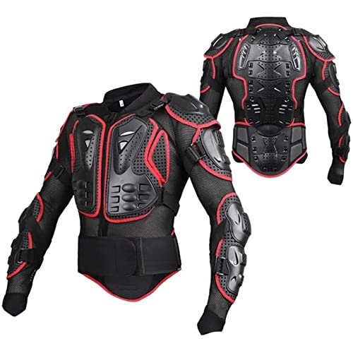 YLFC Chaqueta de Armadura de Moto Equipo de protección de Motocross para Mujeres Hombres Traje de Motociclista de Columna Vertebral Ropa de Carreras para Adultos Chaquetas de Motocicleta Cover