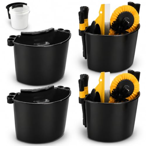 Nagpew 4 Pieces Detailing Bucket Organizer, Portable Bucket Tool Caddy