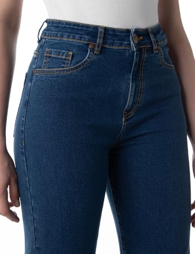 Image of INKD Women's Wide Leg Jeans - High-Rise | Stretchable | Enzyme Wash | Classic 5 Pocket Styling | Jeans for Women (Available in Plus Sizes)