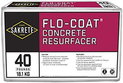 SAKRETE | Flo-Coat Concrete Resurfacer | 40 lb
