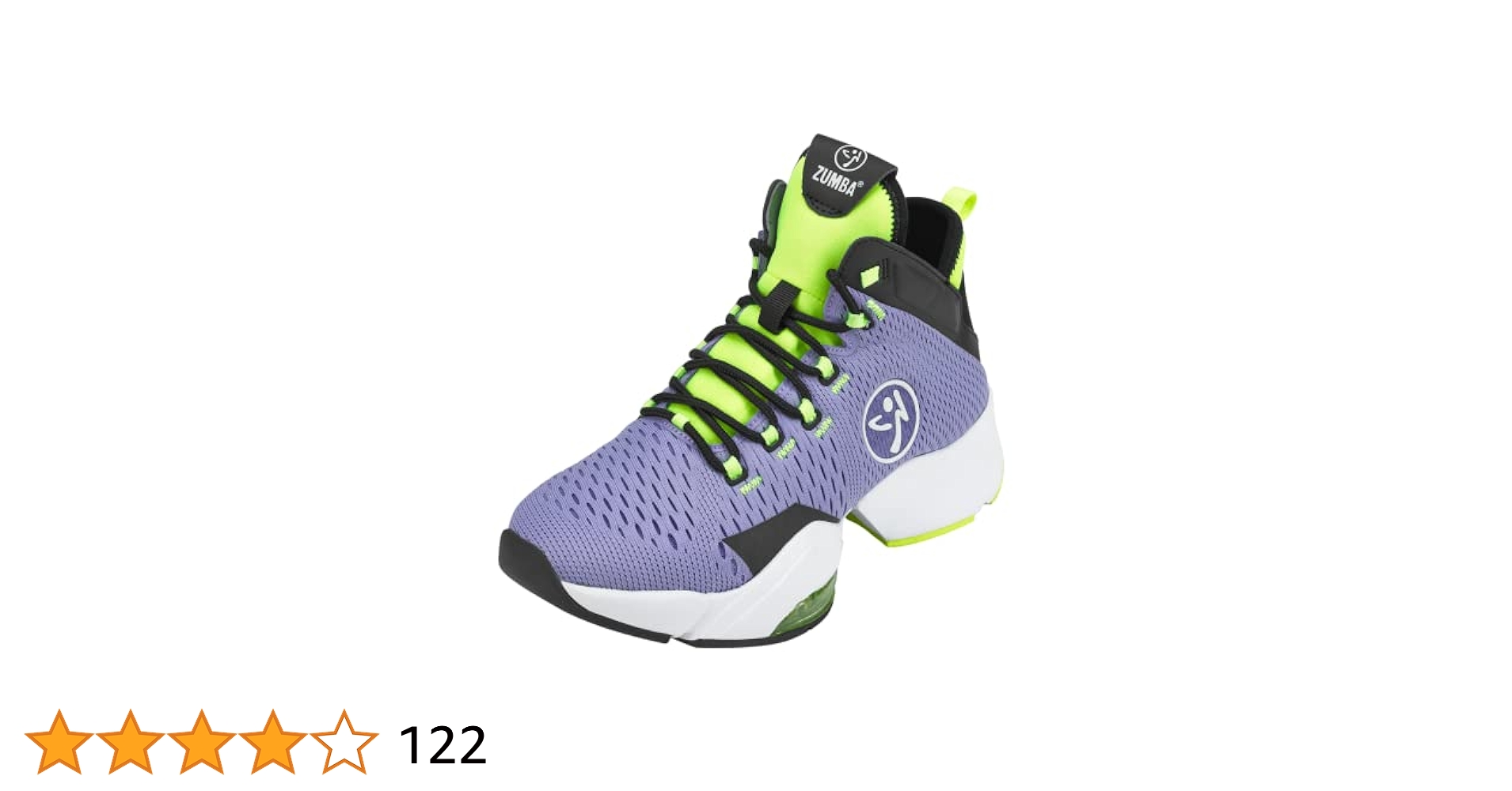 ZUMBA Women's Air Funk Stomp Sneakers, Mid-Top Dance