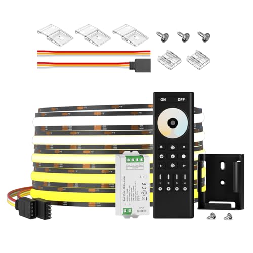 BTF-LIGHTING Tira LED COB CCT Tunable 2700K-6500K 5m miniatura 1