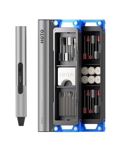HOTO SNAPBLOQ R-A04 Kit d'outils rotatifs électriques Mini, 38 en 1 stylo à sculpter, mini outils...