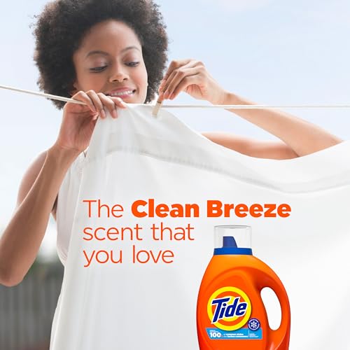 Tide High Efficiency Liquid Laundry Detergent, Clean Breeze, 25 Load 40 Fl Oz - image 8
