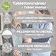 LisaCare Tablettenmörser drehen & Tabletten zerkleinern - Pillendose klein im Deckel - Pill crusher - Medikamenten-Mörser - Alltagshilfe Tabletten Zerkleinerer