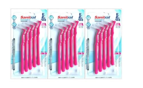 Brossettes interdentaires de 0,4 mm avec tête angulaire pour excellent accès