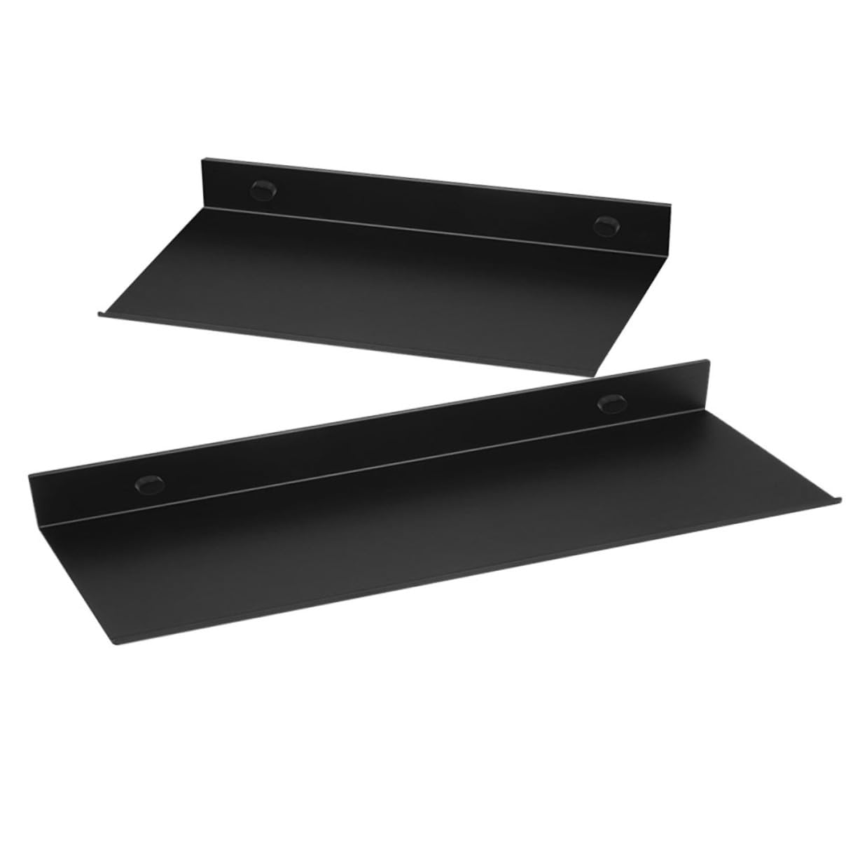 Support pratique en métal étagère murale noire robuste sans perçage pour douche