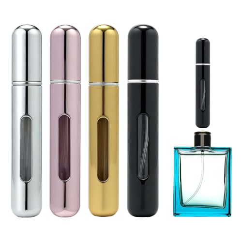 Ybaoo Travel Refillable Perfume Bottle - 8ML Perfume Refillable Bottle Atomizer Sprayer for Perfume Small and Portable