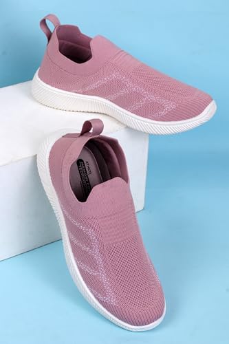 Image of ATHCO Womens Donna Shoes for Woman Soft Sole Women Shoes Memory Foam Walking Shoe for Women Slip on Shoe Woman Anti Skid Foot Wear for Ladies for All Day Walking