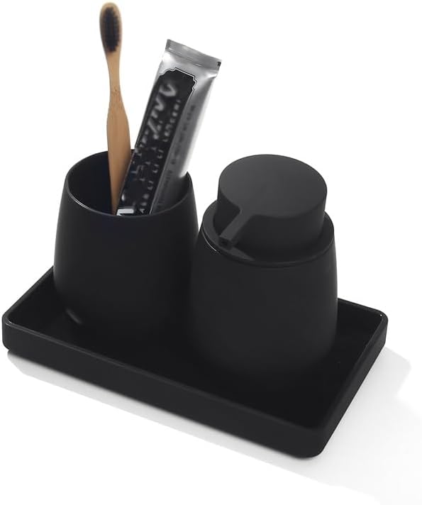 Tray Bathroom Kit Home Decor Storage Toiletry Set Toilet Scrubbing Hand Sanitizer Bottle image 4