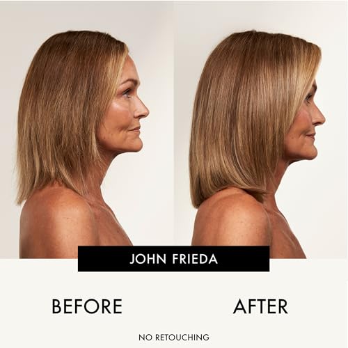 John Frieda ULTRAfiller+ Thickening Shampoo, Strengthening Shampoo for Damaged or Thin Hair, Infused with Biotin and Hyaluronic Acid to Strengthen Hair for Thicker Fuller Results, 8.3 Fl Oz