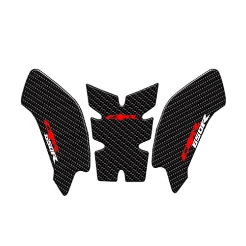 Stickers réservoir anti-rayures carbone rouge CBR650R contre les glissements