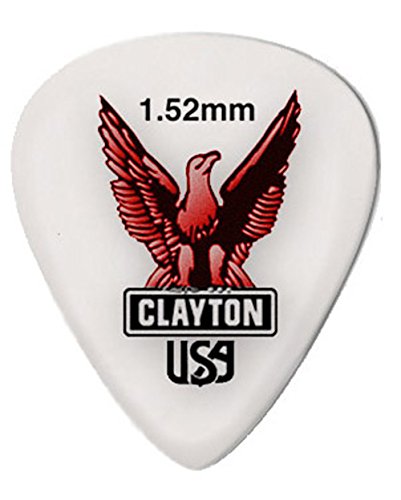 Clayton Acetal Standard Guitar Picks 1.52 mm 1 Dozen