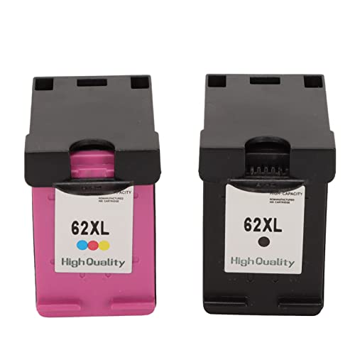 La mejor comparación de Cartuchos los más recomendados. 41 Hilitand Paquete Combinado de Cartuchos de Tinta 62XL Compatible con OfficeJet 200 258 5540 5542 5640 7640 Y para Impresora Envy 5540 5542 5545 5640, 1 Negro, 1 Tricolor, 2
