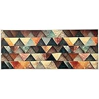 PELLECCHIA 1969 |Tappeto Natalizio Cucina Antiscivolo Lavabile | Passatoia Antimacchia |100% Poliestere| Interni Ed Esterni Stampa Digitale (52 X 250, Alberi E Pupazzi