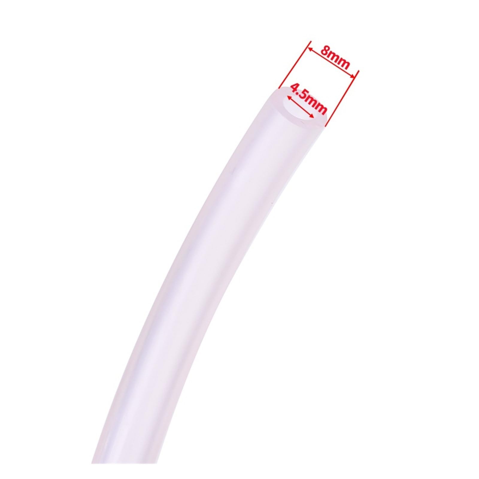 1 szt. filtr oleju benzynowego i 1 m 4,5 mm biały