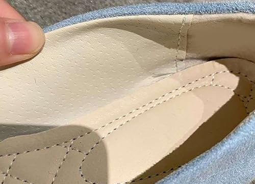 Niction Mary Jane for Women Suede Dressy Pointy Toe Bowknot Ballet Slip On Flats PU Leather Solid Shoes Elegantes Comfortable Soft Shoes for Office Work4