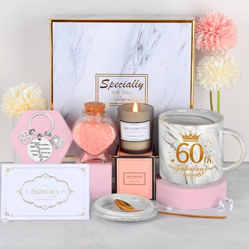 TOLOYE verjaardagscadeau voor meisjes, Rituals cadeauset voor vrouwen, koffiemok, cadeaus voor vrouwen, ontspanningscadeau voor beste vriendin, zus, vrouw, moeder (Grijs Standaard)
